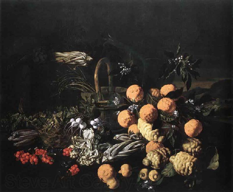 RUOPPOLO, Giovanni Battista Still life in a Landscape Norge oil painting art